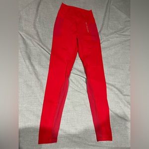 Red 1st Phorm Leggings. Pockets. In great condition